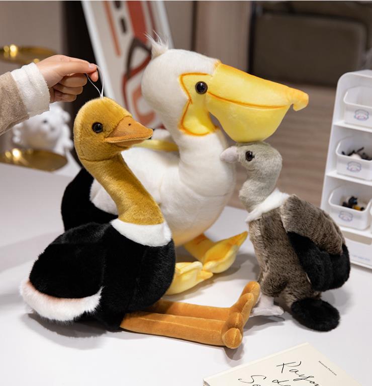 New Lifelike Bird Plush Toy Home Decoration Baby Gift Stuffed Animal Bird Parrot Toys 1