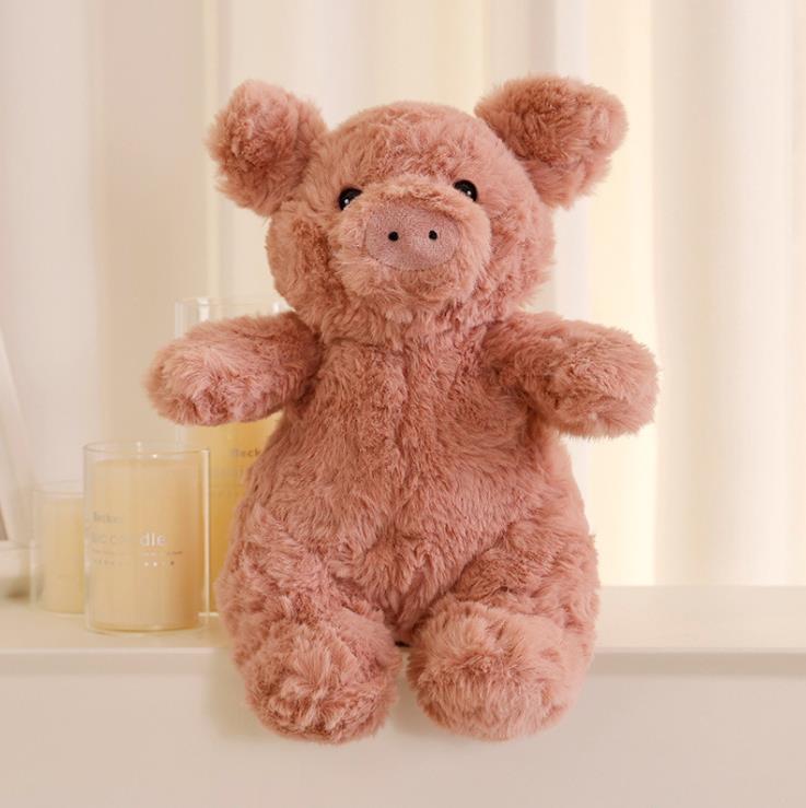 New Design Lovely Pink Pig Elephant Panda Bear Stuffed Animal Toys Plush Doll Baby Kids Gifts 1