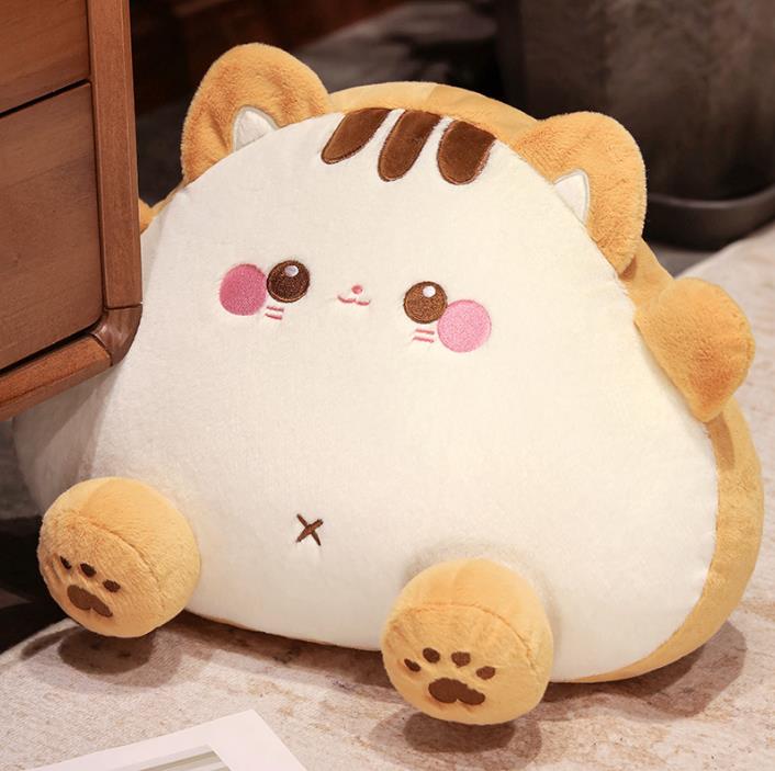 New rice ball cat big pillow cute sandwich plush doll bed big cushion for girls birthday gift 2