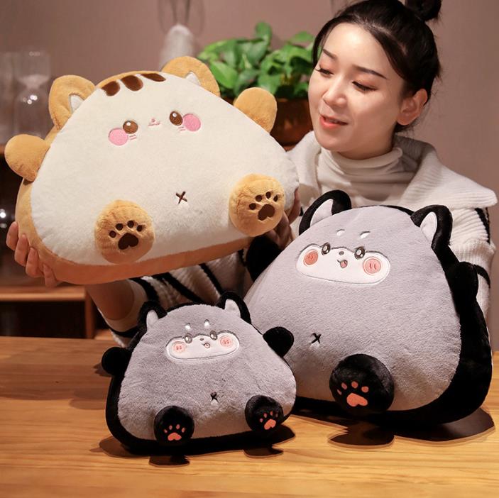 New rice ball cat big pillow cute sandwich plush doll bed big cushion for girls birthday gift 6