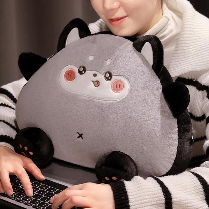 New rice ball cat big pillow cute sandwich plush doll bed big cushion for girls birthday gift 5