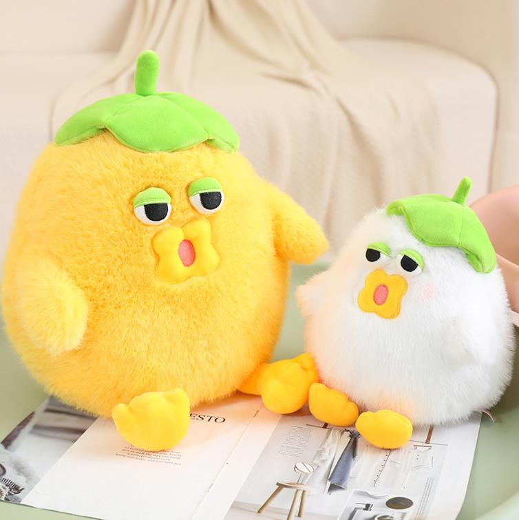 Lovely Lotus Chicken Plush Toys Creative Funny Chick Doll Accompanied Sleeping Pillow Gifts 2