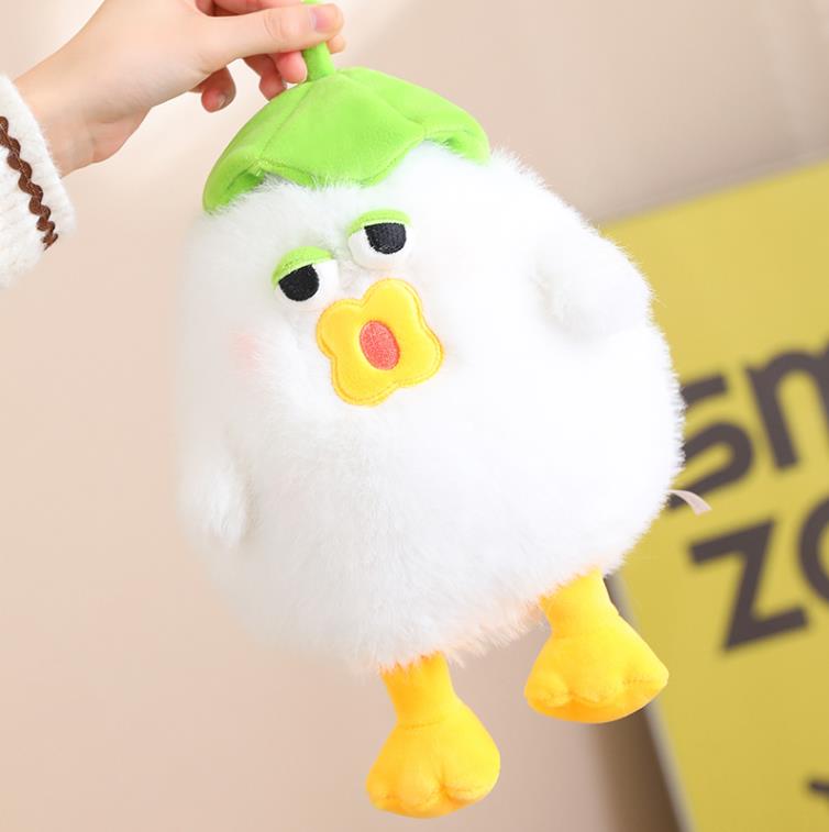 Lovely Lotus Chicken Plush Toys Creative Funny Chick Doll Accompanied Sleeping Pillow Gifts 6