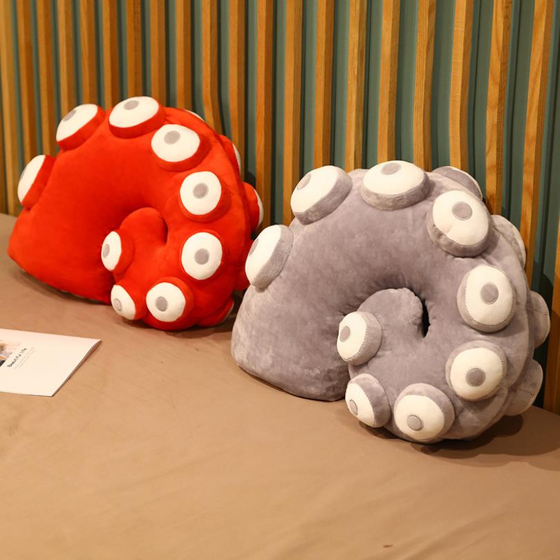 Large Octopus Stuffed Animal Toys Squid Head Pillow Office Plush Octopus Sleeping Cushion 2