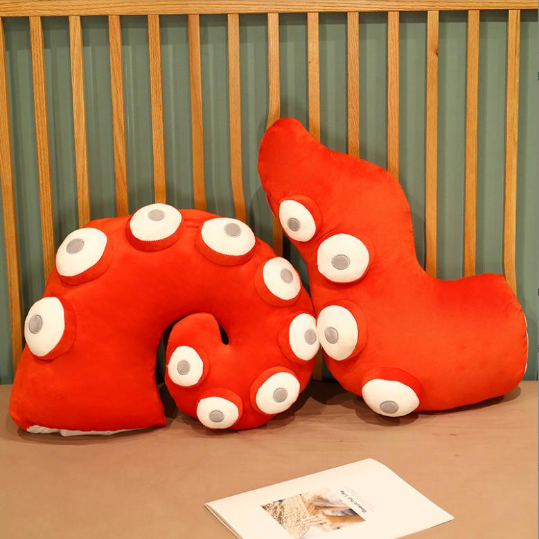 Large Octopus Stuffed Animal Toys Squid Head Pillow Office Plush Octopus Sleeping Cushion 3