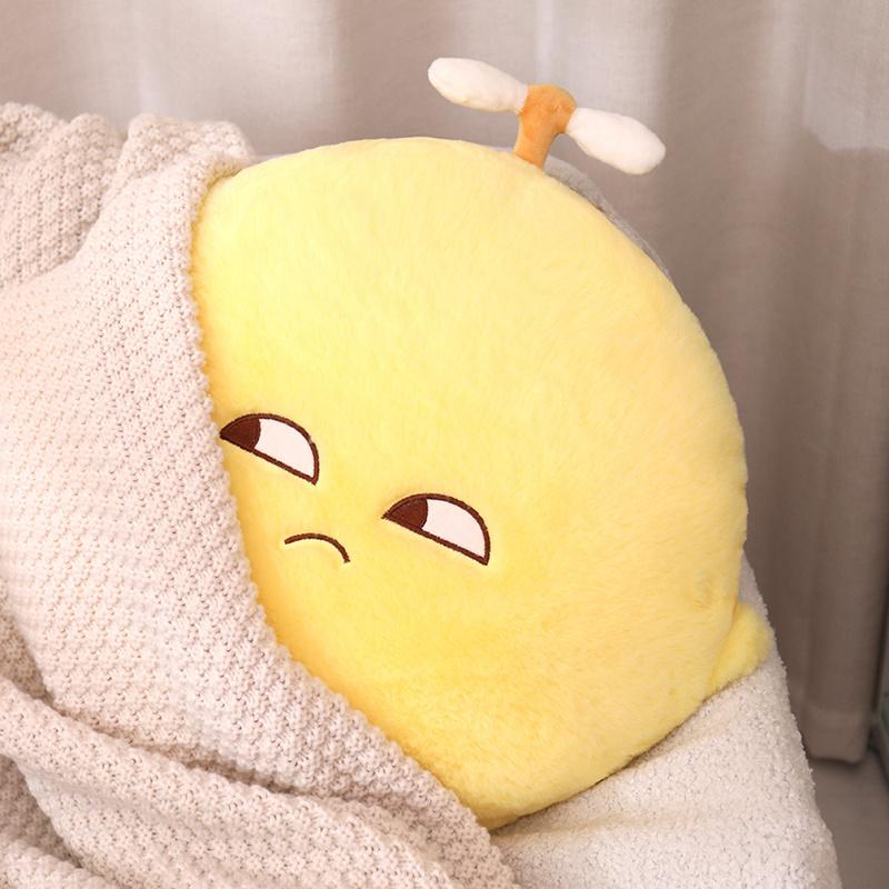New Design Super Soft Pillow Cute Lemon Plush Doll Decoration Toy 2