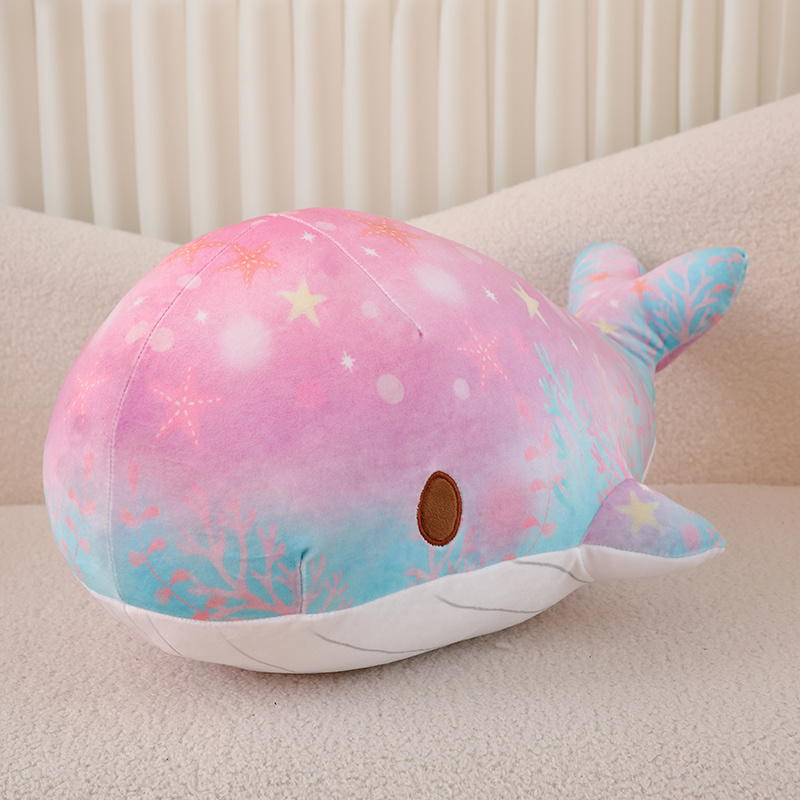 Super Soft Squishy Whale Stuffed Animal Plush Toy Pillow 2