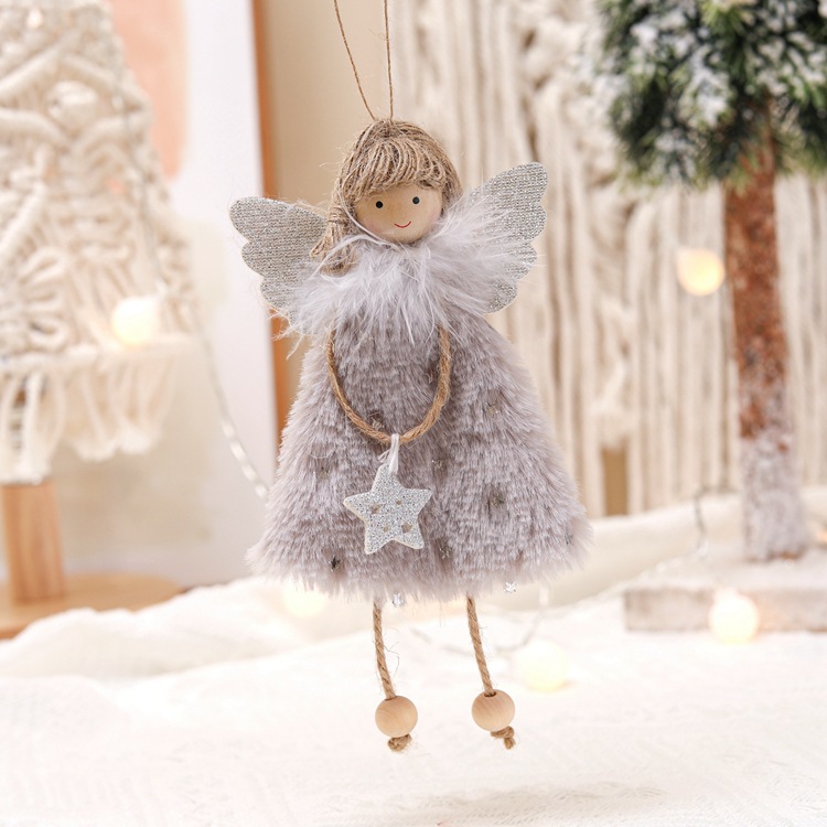 New Christmas decoration creative doll pendant angel girl pendant, Christmas tree pendant, Christmas supplies 2
