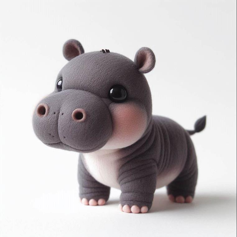 Tormenta Linda: El atractivo pop de los juguetes de peluche de los caballos de río Pygmy 1