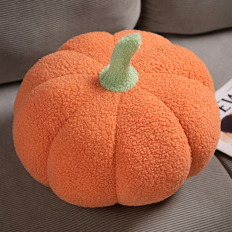 Cozy Pumpkin Pillow - A Touch of Autumn Charm. Snuggle up with this soft and adorable pumpkin-shaped pillow. Adds a warm 1