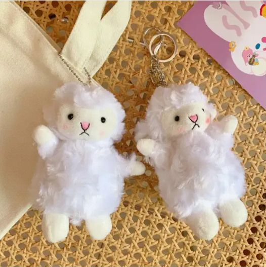 plush animal keychain