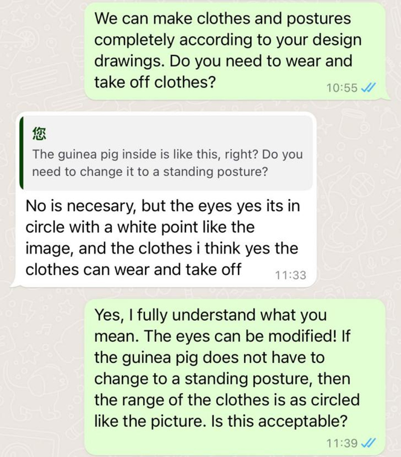 Customer customized product cooperation process 1