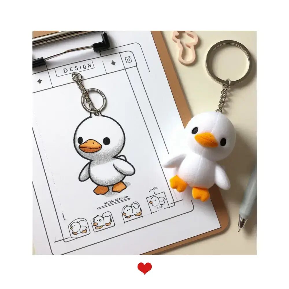 ODM OEM Hot Sale Custom Plush Keychain Manufacturer Soft Animal Fur Soft Monster Mini Mascot Pendant 9