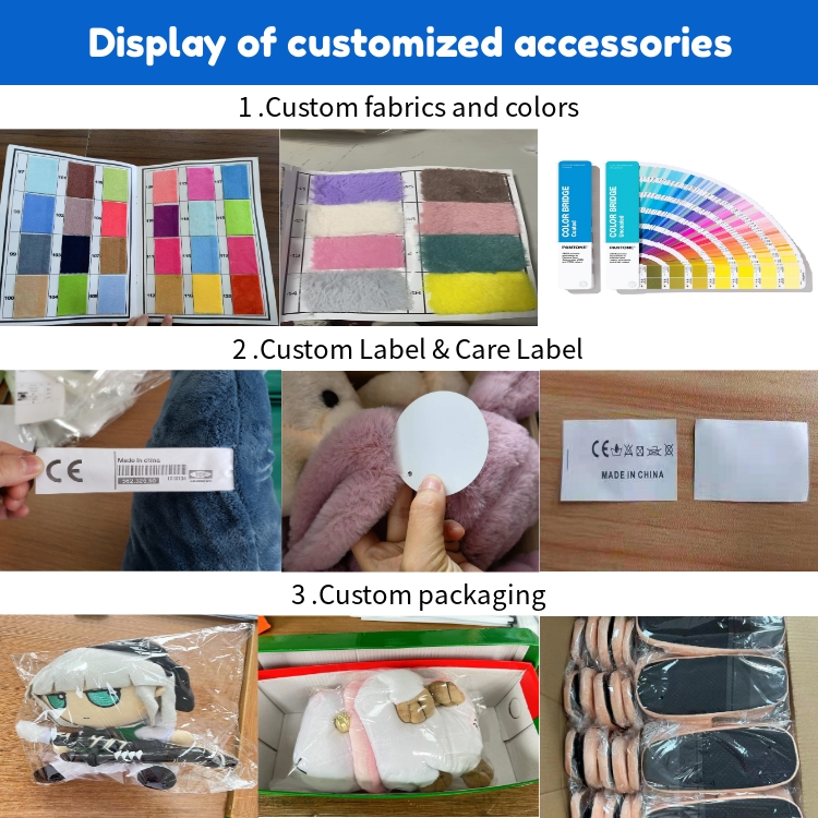 Low MOQ Custom Stuffed Doll Make Your Cotton Plush Doll Custom High Quality Anime Kpop Plush Idol Doll Manufacturers 12