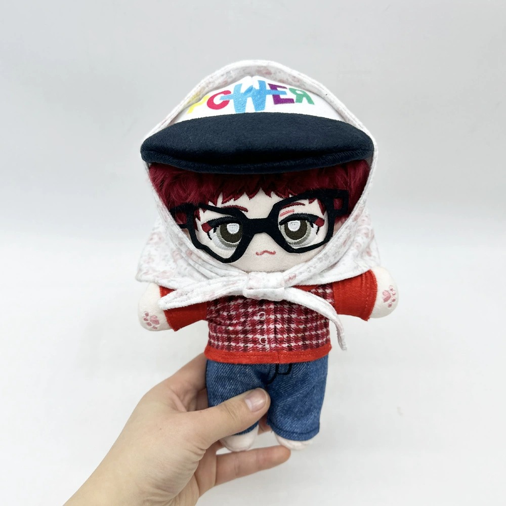 Low MOQ Custom Stuffed Doll Make Your Cotton Plush Doll Custom High Quality Anime Kpop Plush Idol Doll Manufacturers 9