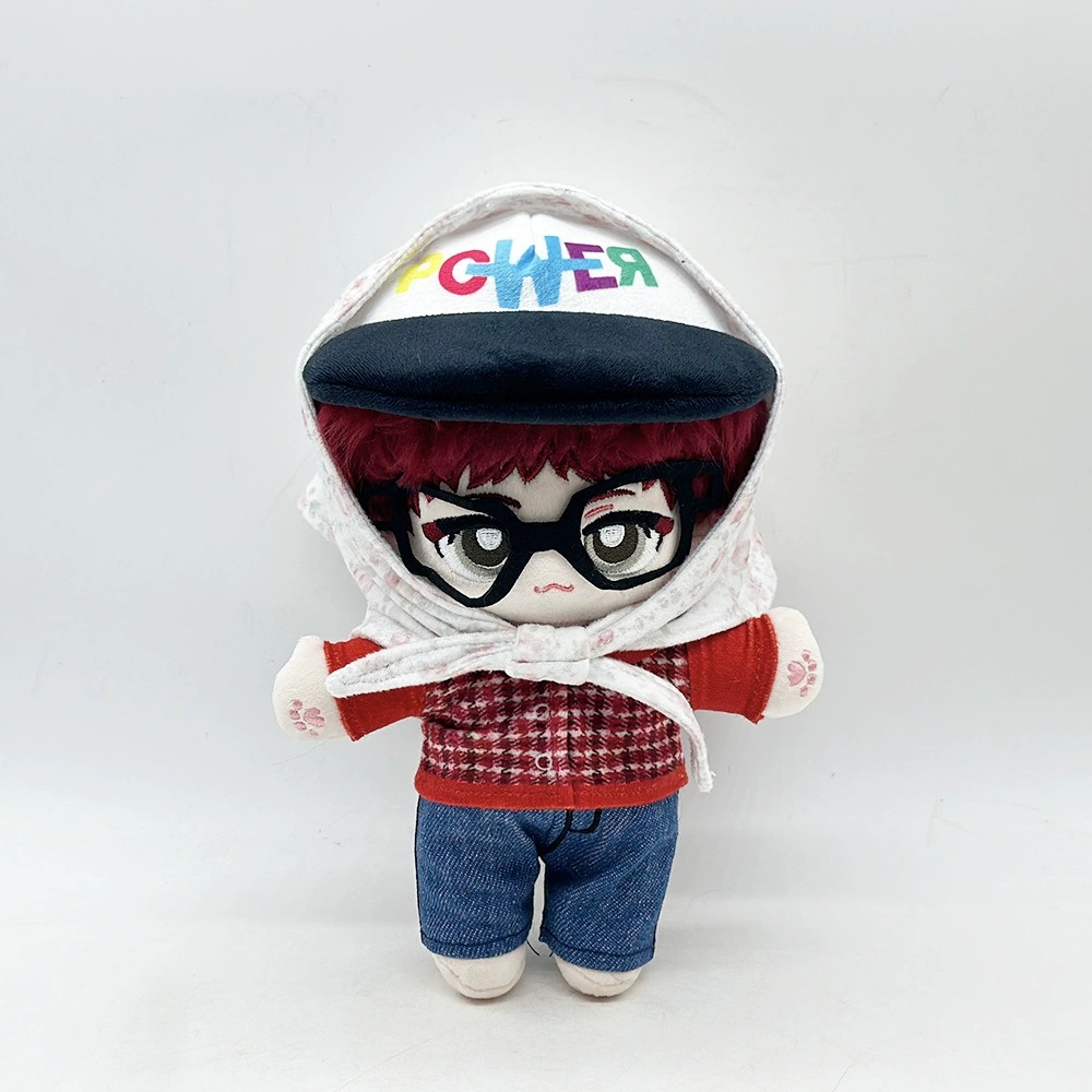 Low MOQ Custom Stuffed Doll Make Your Cotton Plush Doll Custom High Quality Anime Kpop Plush Idol Doll Manufacturers 8