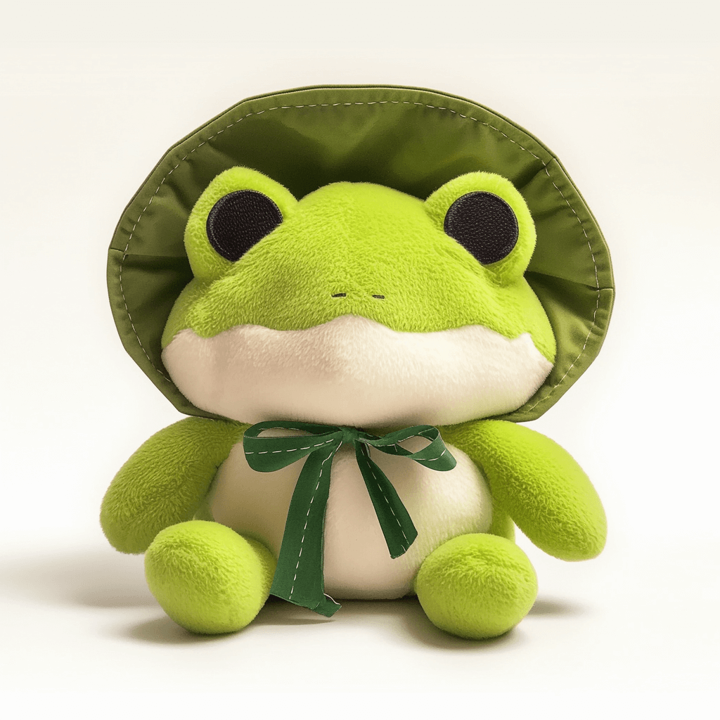 Plush Manufacturer Custom Made Smile Hot Sale Stuffed Green Frog Plush Toy Cute Cartoon Travel Frog Stuffed Doll 13