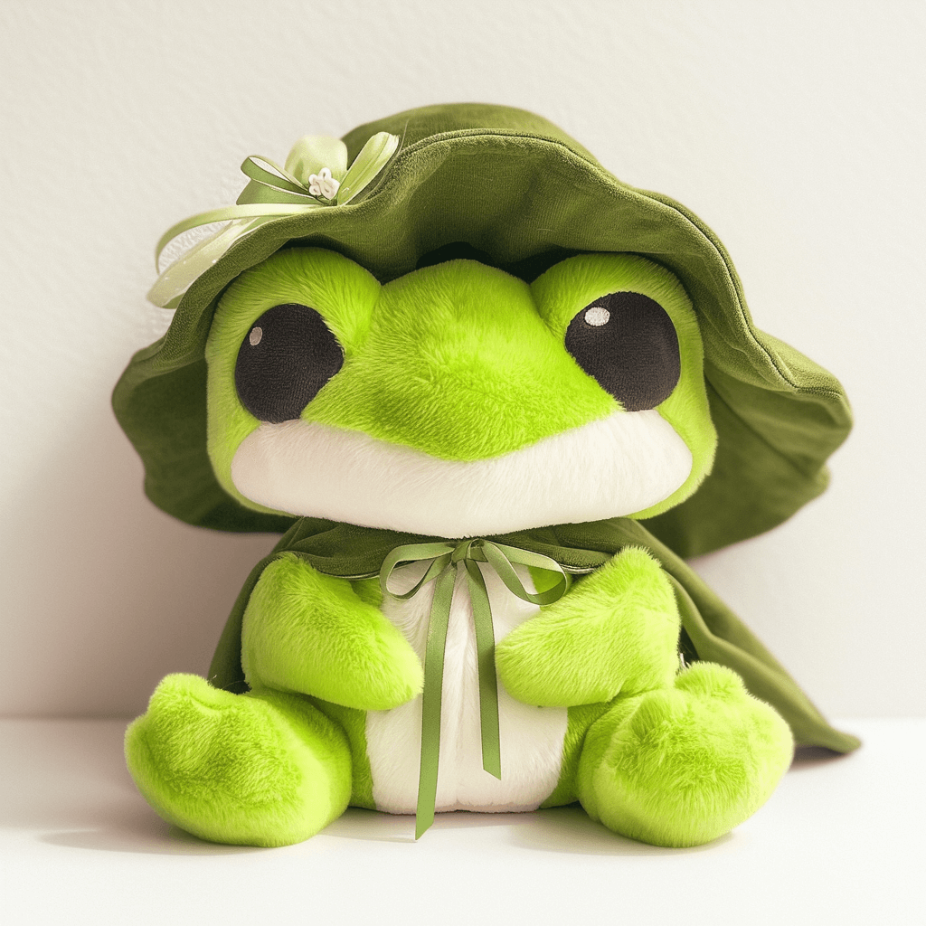 Plush Manufacturer Custom Made Smile Hot Sale Stuffed Green Frog Plush Toy Cute Cartoon Travel Frog Stuffed Doll 14