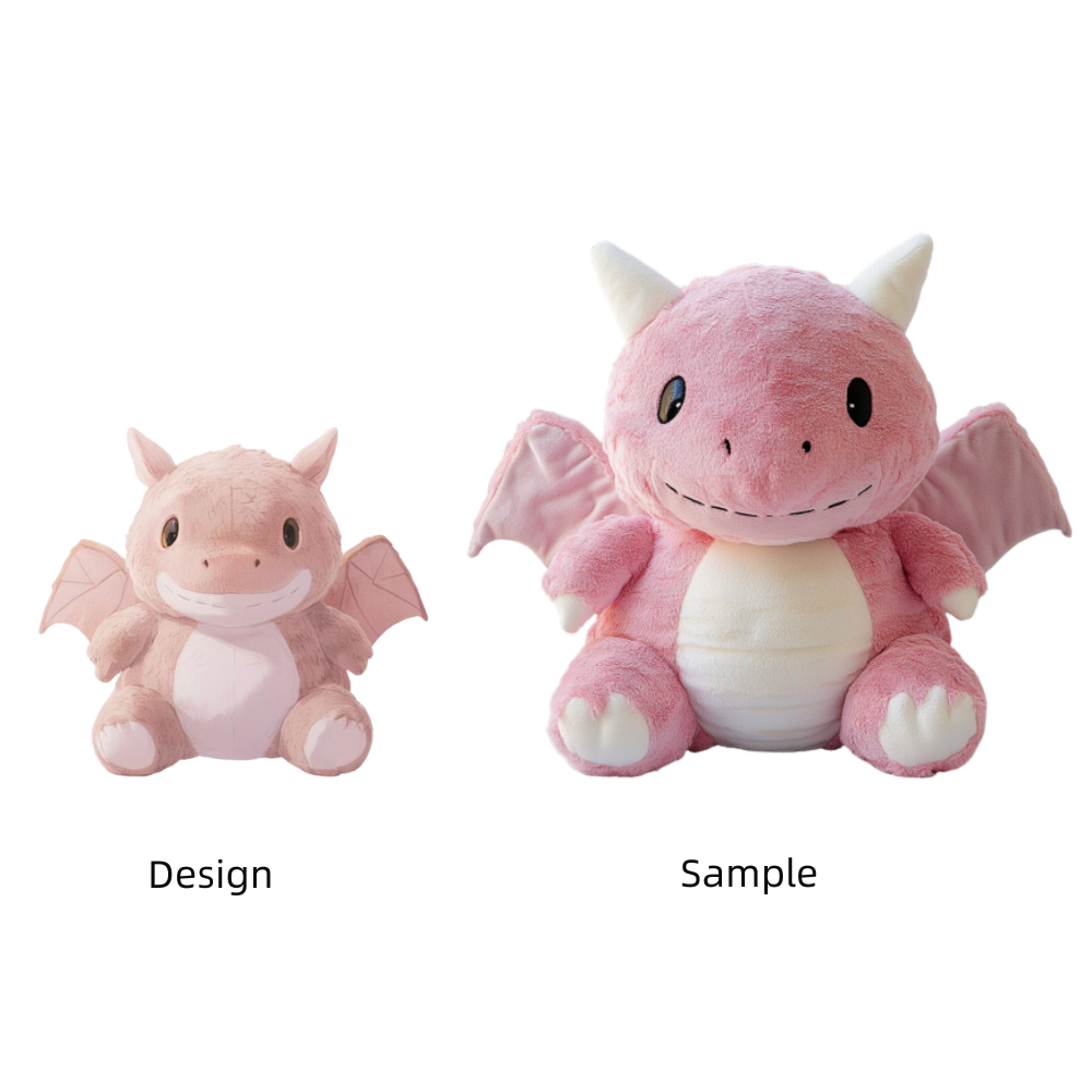 Customized Pink Dinosaur Stuffed Animal Kawaii Cute Soft Plush Toys Dinosaur Pillow High Quality Mascot Doll 10
