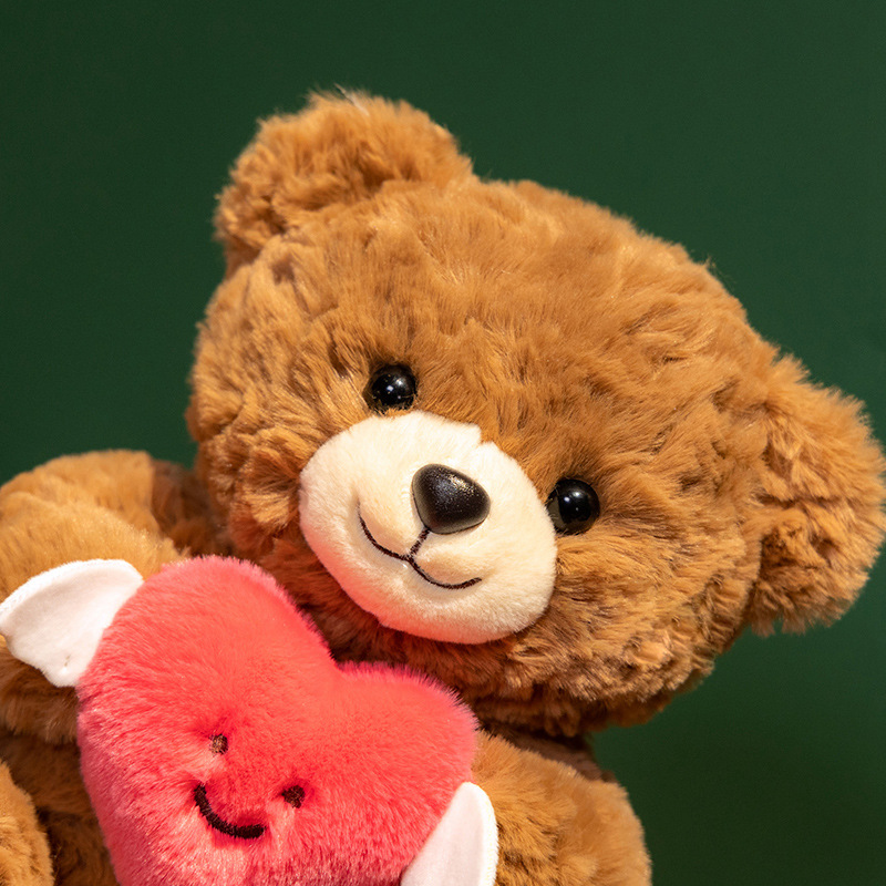 Valentine Plush Teddy Bear with Love Wings and Angel Bear Creative Soft and Cute Style Valentine's Day Gift 15
