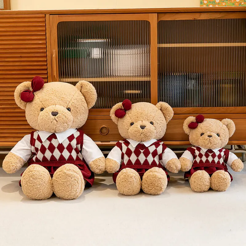 Teddy Bear With Sweater Factory Wholesale High Quality ODM Lovely Large Couple Bears As Valentine Gift 1
