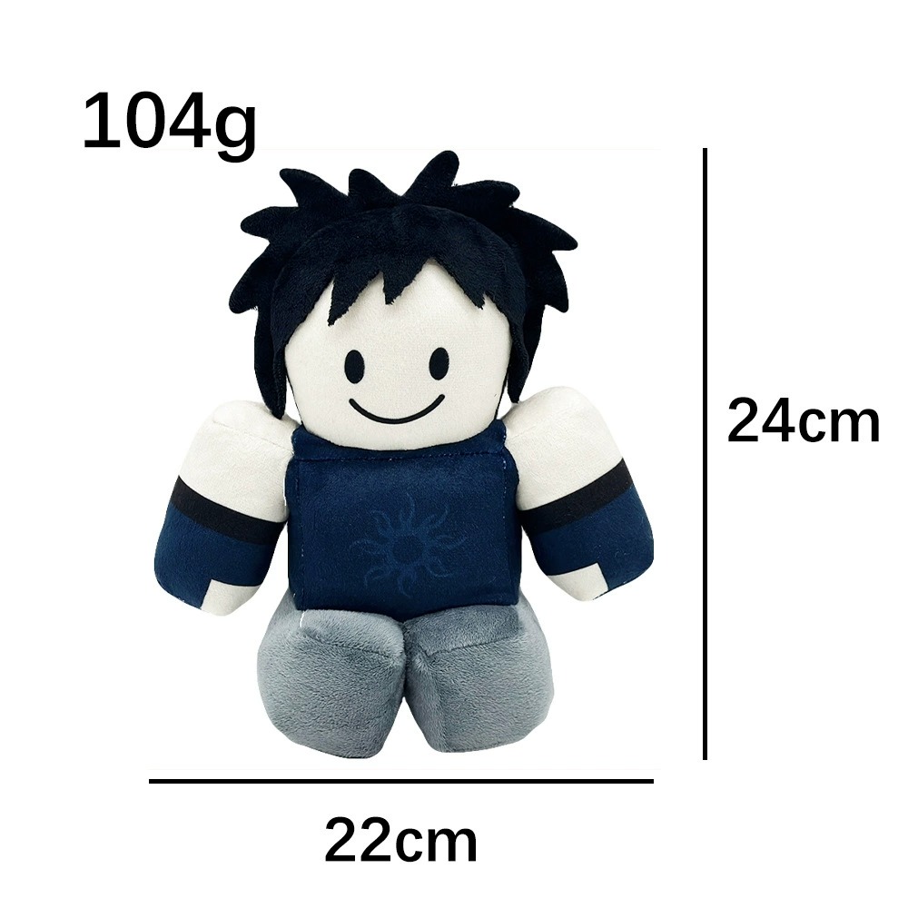 Forsaken Two Time Peluche Smiling Character Plush Toy 24cm Tall, Cute Two Time Plush Doll 17