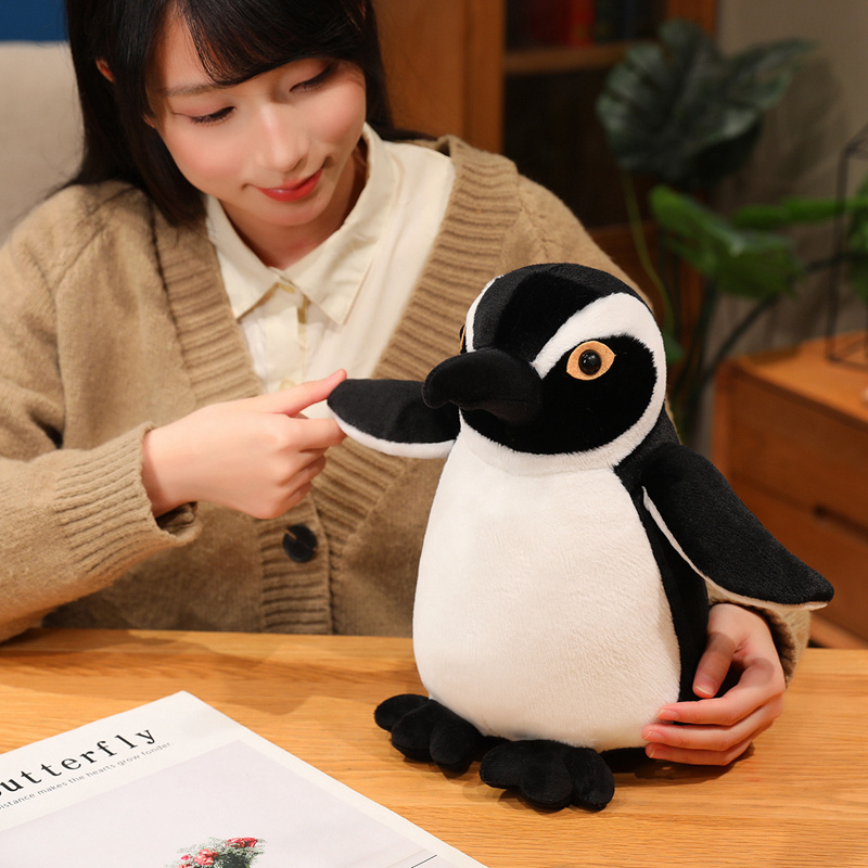 Peluche Pingouin Squishy - Poupée en peluche à rebond lent pour soulager le stress 12