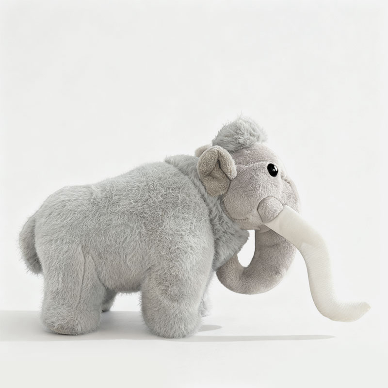 Super Soft Woolly Mammoth Plush Toy Realistic Stuffed Animal for Children Collectors Gift Decoration 15