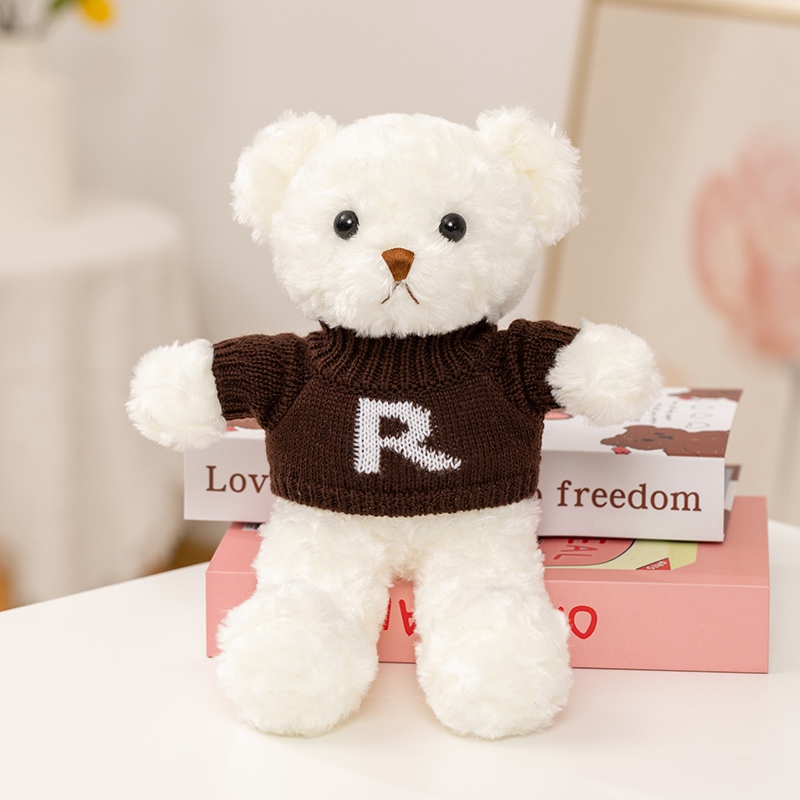 Quality Premium Plush Bear with Knit Sweater | Cuddly Toy for All Ages Manufacturer | Yortoob 12