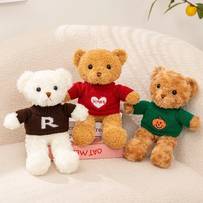 Quality Premium Plush Bear with Knit Sweater | Cuddly Toy for All Ages Manufacturer | Yortoob 1