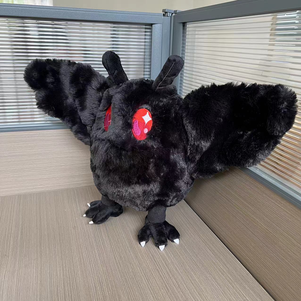 Wholesale High Quality 28CM Movie Fluffy Moth Plush Cuddly Cartoon Anime Surrounding Characters Dolls Gifts for Festival 14