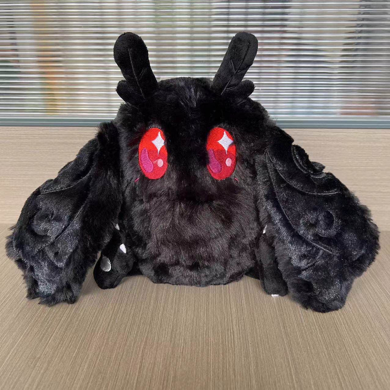 Wholesale High Quality 28CM Movie Fluffy Moth Plush Cuddly Cartoon Anime Surrounding Characters Dolls Gifts for Festival 12
