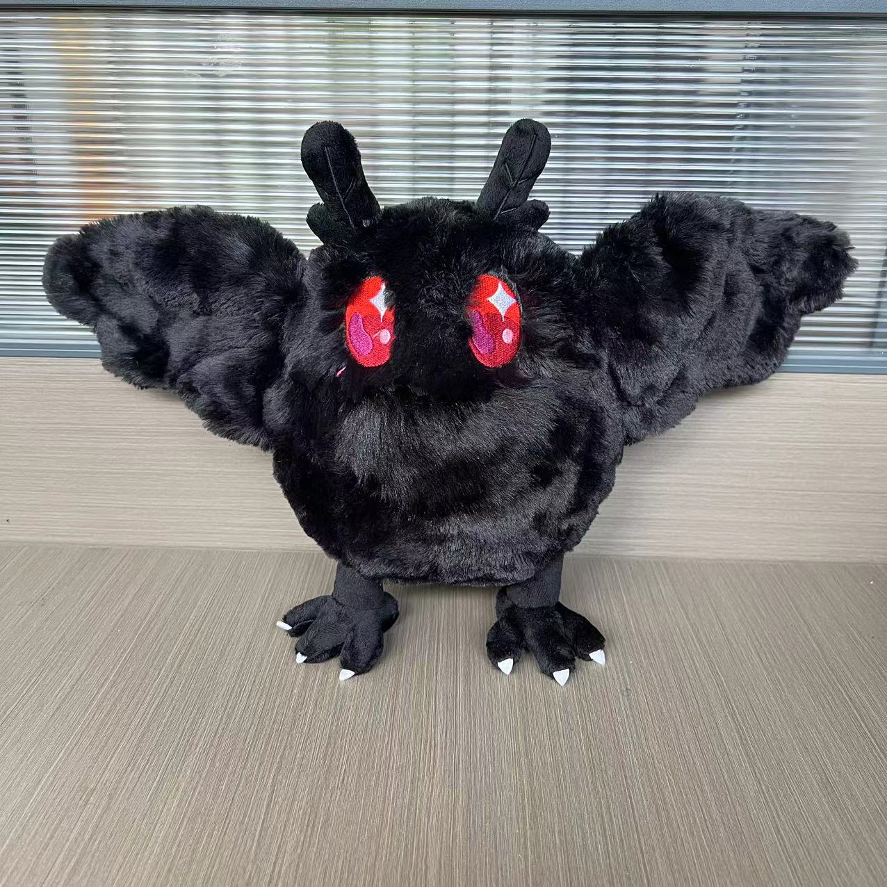 Wholesale High Quality 28CM Movie Fluffy Moth Plush Cuddly Cartoon Anime Surrounding Characters Dolls Gifts for Festival 11