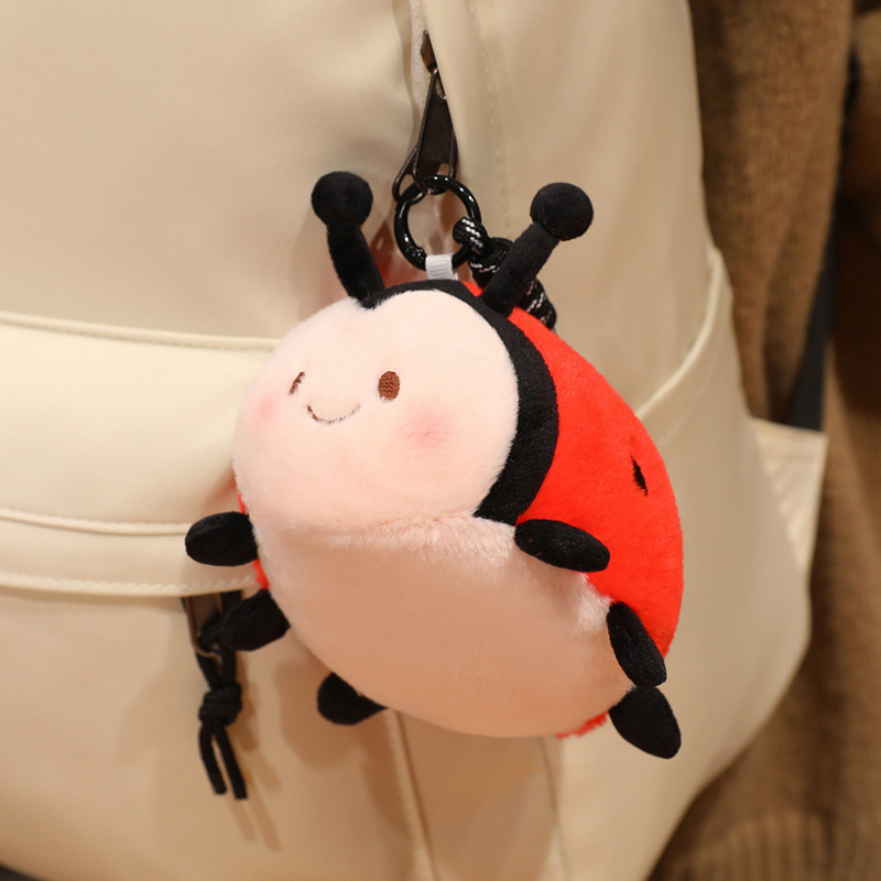 Super Soft Ladybug Plush Toy, Adorable Stuffed Insect Doll with Spot Details 16