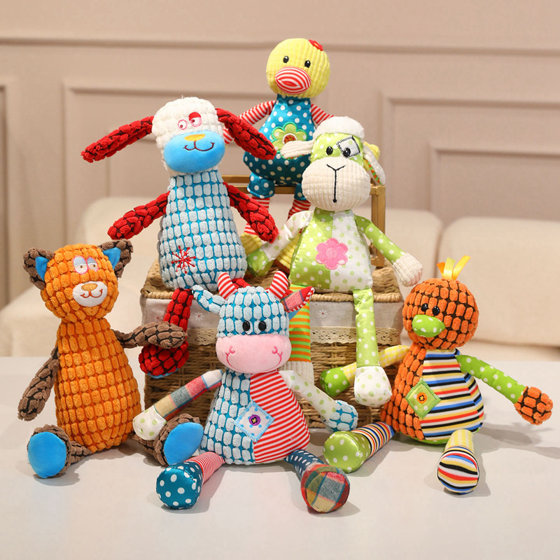 Adorable Calming Animal Plush Collection, Soft Stuffed Creatures for Toddler Comfort 17