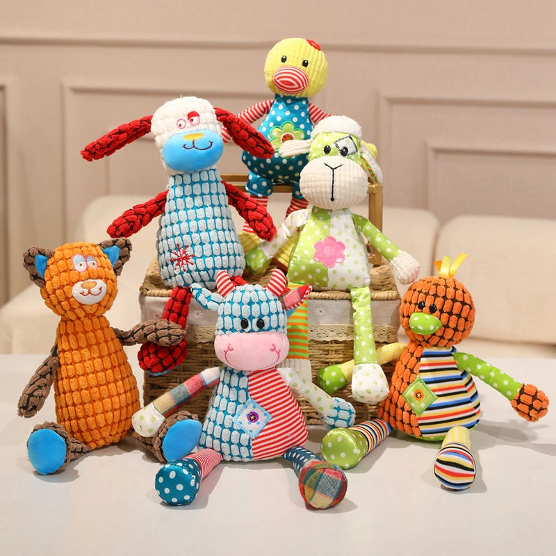 Adorable Calming Animal Plush Collection, Soft Stuffed Creatures for Toddler Comfort 1