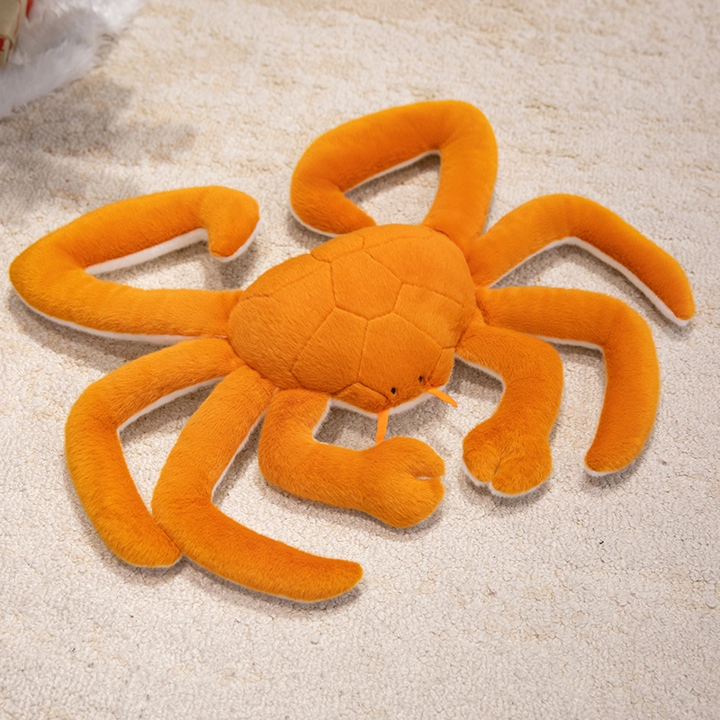 Soft King Crab Stuffed Doll, Realistic Seafood Plush Toy for Home Decoration 1