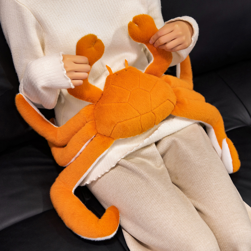 Soft King Crab Stuffed Doll, Realistic Seafood Plush Toy for Home Decoration 16