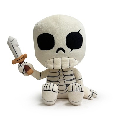 25cm Cute Spooky Skeleton Plush Toy - Soft Stuffed Figure with Tiny Sword (Adorable Whimsical Skeleton Doll) 8