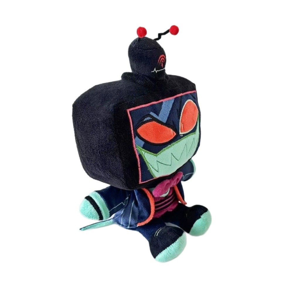 25cm Hazbin Hotel Plush TV-Headed Antenna Plush Toy - 25cm Whimsical Cartoon Character Stuffed Doll 17