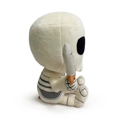 25cm Cute Spooky Skeleton Plush Toy - Soft Stuffed Figure with Tiny Sword (Adorable Whimsical Skeleton Doll) 9