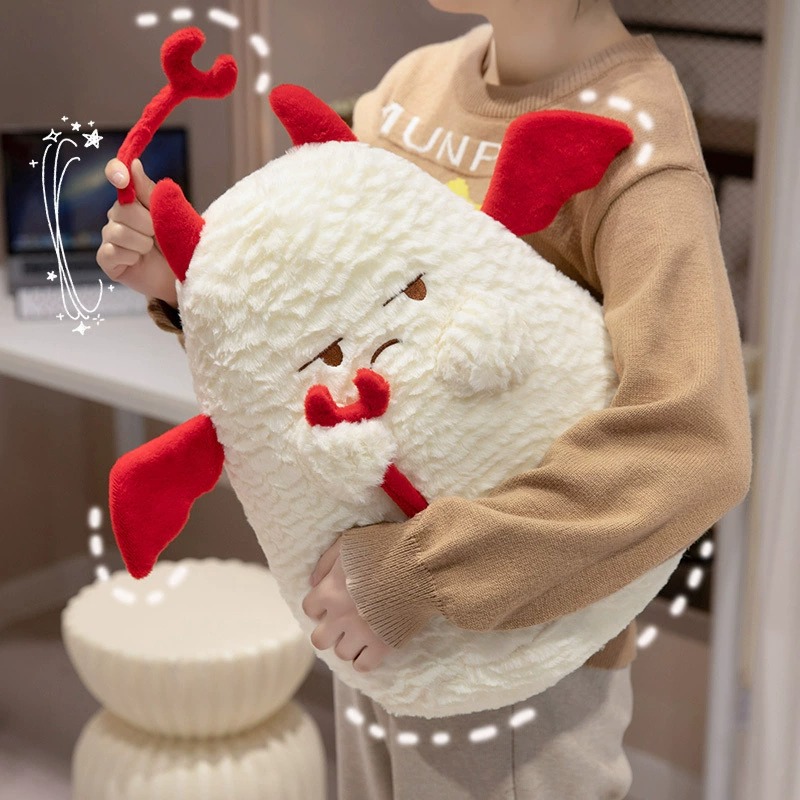 Cute Fluffy Angel & Devil Plush Toy Pair - Contrast Sweet Stuffed Dolls for Cuddling & Home Decor 16