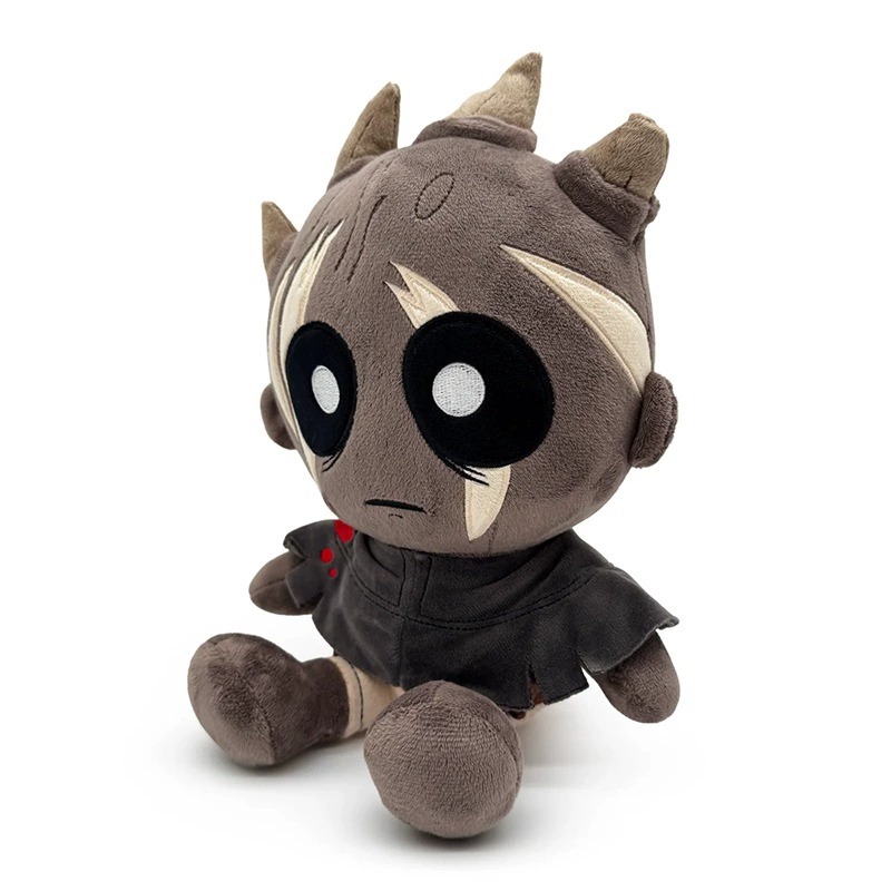 23cm Dead by Daylight Plush Dark Anime Style Horned Big-Eyed Gray Plush Toy - Edgy Cute Character Stuffed Doll 10