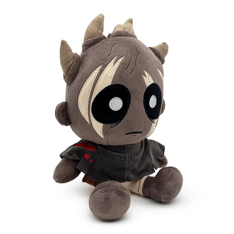 23cm Dead by Daylight Plush Dark Anime Style Horned Big-Eyed Gray Plush Toy - Edgy Cute Character Stuffed Doll 9