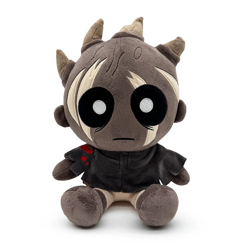 23cm Dead by Daylight Plush Dark Anime Style Horned Big-Eyed Gray Plush Toy - Edgy Cute Character Stuffed Doll 8