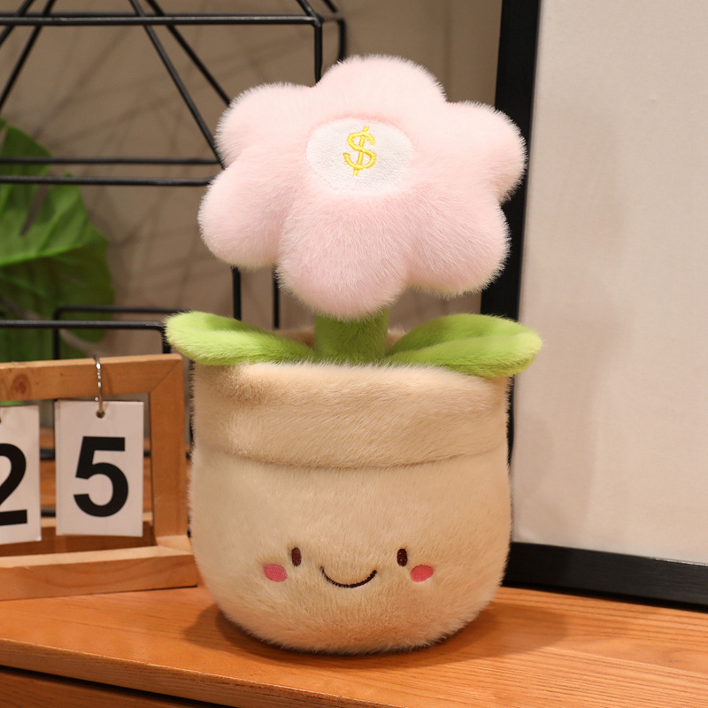 Lucky Money Flower Plush Doll - Soft Stuffed Money Flower Doll for Gifts & Home Decor 13