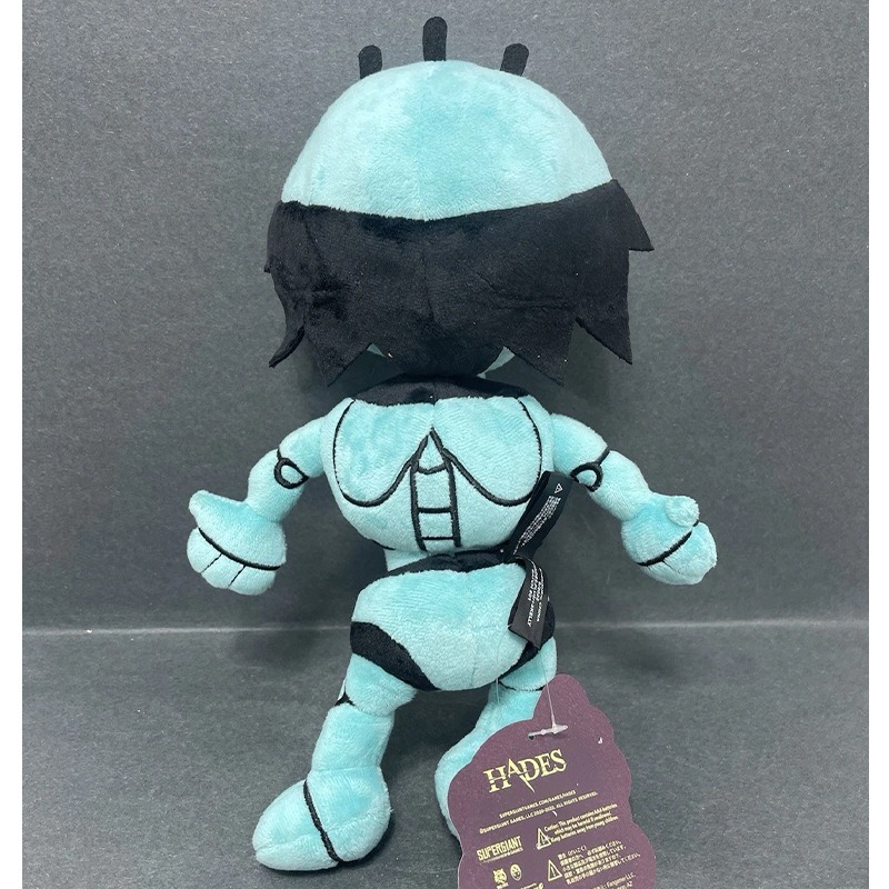 25cm Hades 2 Plush Toy - Officially Licensed Character Stuffed Doll (Turquoise Design) 13