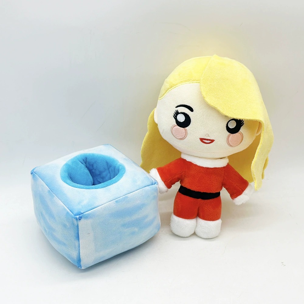 28cm Merry Christmas Plush Doll - Cute Blonde Character with Festive Santa Outfit (180g) 22