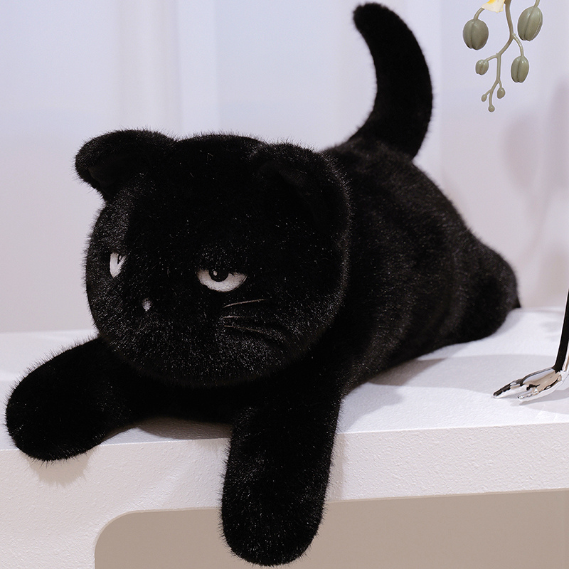 Cute Expressive Cat Plush Doll - Soft Stuffed Cat Toy with Adorable Facial Expressions 15