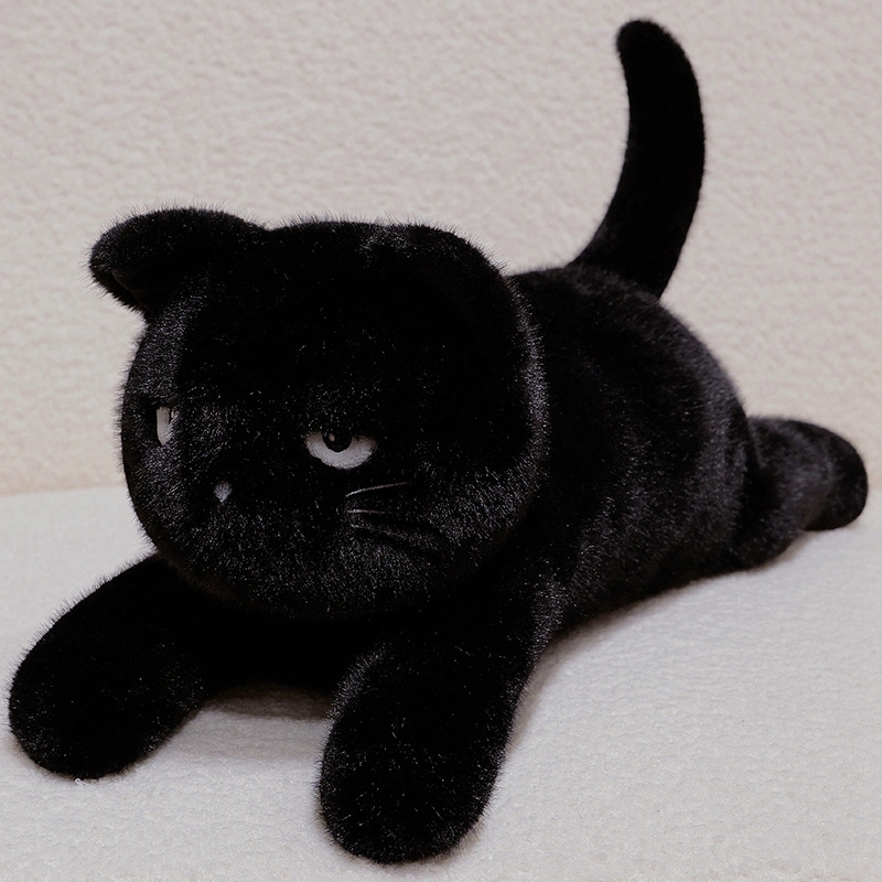 Cute Expressive Cat Plush Doll - Soft Stuffed Cat Toy with Adorable Facial Expressions 1